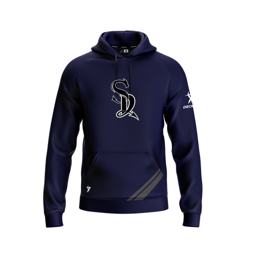 [FOLHSMNV-YXS-LOGO2] Decker Summit Hoodie (Youth XS, Navy, Logo 2)