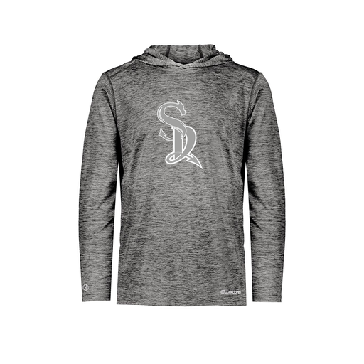 [FOLHCGBK-AS-LOGO1] Decker Men's Charge Hoodie (Adult S, Black, Logo 1)